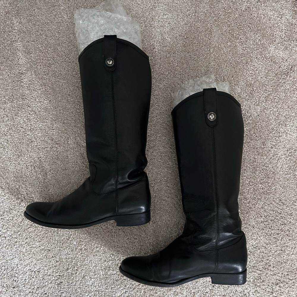 Frye Melissa Button Boot - Black